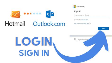 hotmail login email address outlook